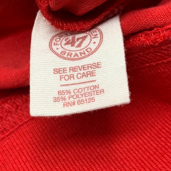 47 Brand Long Sleeve Full Zip Houston Texans NFL Jacket Red/Navy XL - Picture 5 of 8